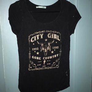 Graphic T with a twist